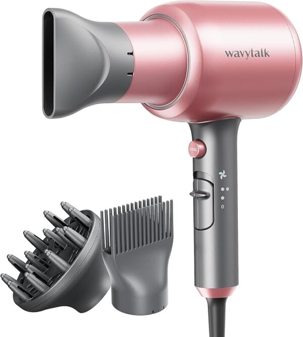 Wavytalk Ionic Hair Dryer Blow Dryer with Diffuser