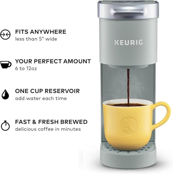 Keurig K-Mini Single Serve K-Cup Pod Coffee Maker, 6 to 12oz Brew size, - Image 2