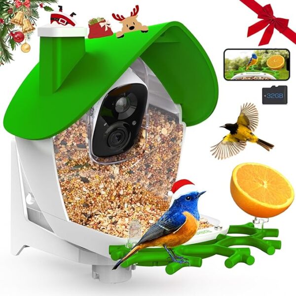 birdsnap® MON- Smart Bird Feeder with Camera + 32GB Card