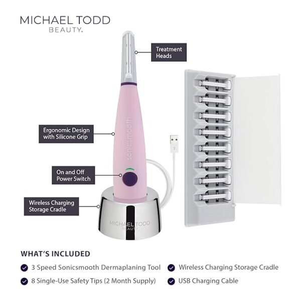 MICHAEL TODD Beauty - Sonicsmooth – SONIC Technology Dermaplaning Tool - Image 2
