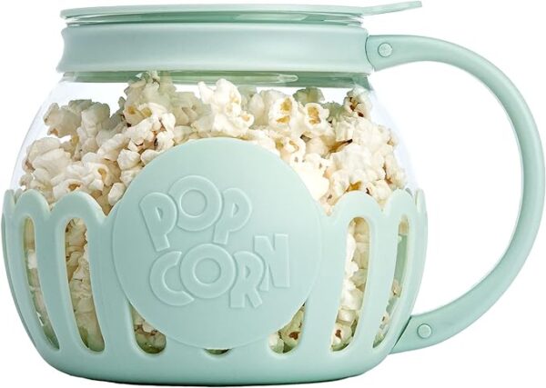 Ecolution Patented Micro-Pop Microwave Popcorn Popper with Temperature Safe Glass,