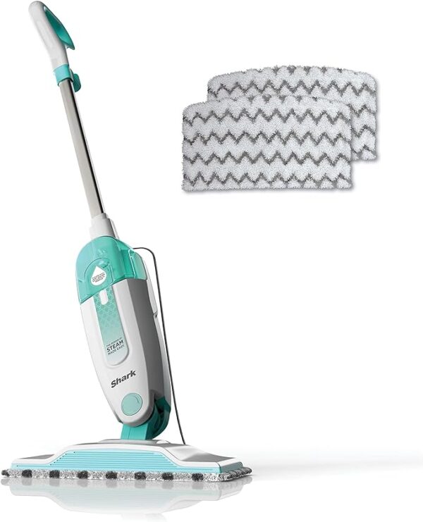 Shark S1000 Steam Mop with 2 Dirt Grip Pads, Lightweight,