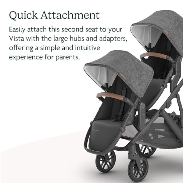 UPPAbaby RumbleSeat V2+ Second Lower Seat/Compatible with Vista V2 and Vista V3