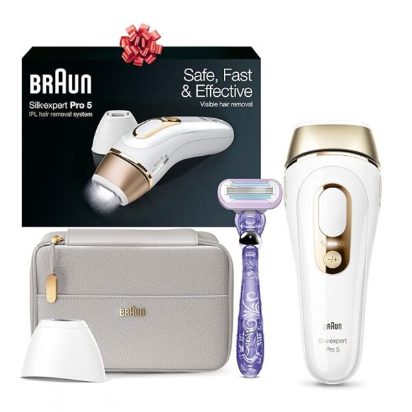 IPL Silk·Expert Pro 5 PL5157, at Home Laser Hair Removal, Latest Generation IPL,