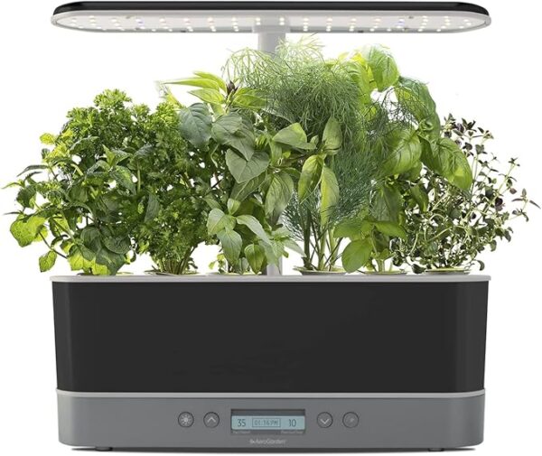 AeroGarden Harvest Elite Slim Indoor Garden Hydroponic System