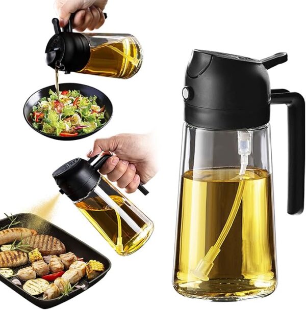 Olive Oil Dispenser for Kitchen Gadgets, Air Fryer, Salad, and BBQ