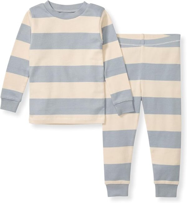 Baby Baby Boys Pajamas, 2-Piece Long Sleeve Tee and Long Pant Cotton PJ Set