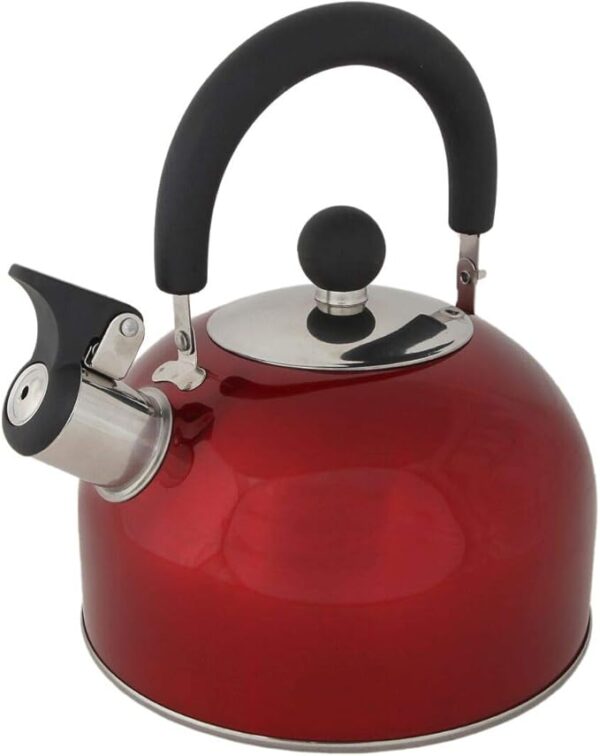 Home 2 Quart Stainless Steel Whistling Tea Kettle, the Perfect Stovetop Tea and Water Boilers