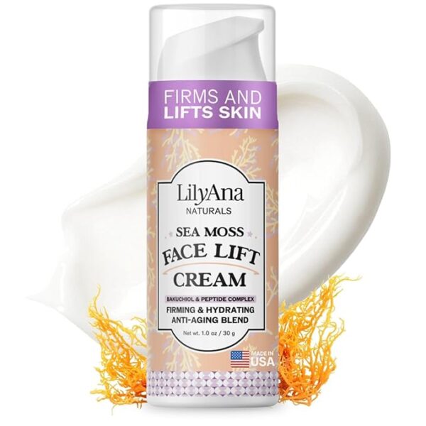 Naturals Face Lift Cream with Bakuchiol, Sea Moss and Peptide Complex