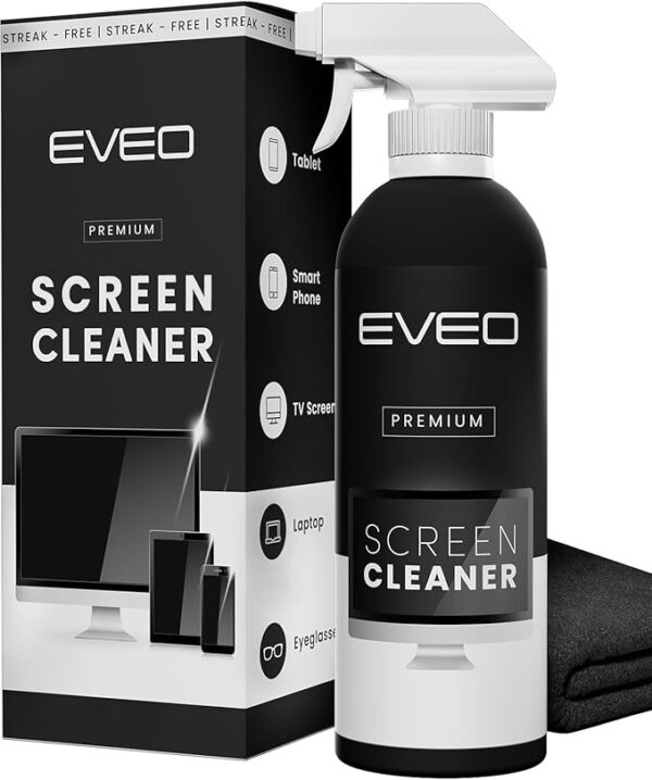 Screen Cleaner Spray Kit (Streak-Free) TV Screen Cleaner for Smart TV, LCD, LED, OLED