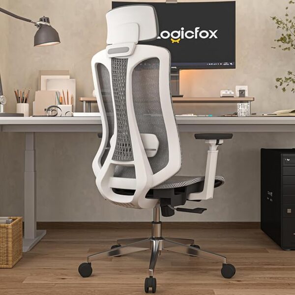Office Chair, High Back Mesh Desk Chair - Adjustable Lumbar Support & 3D Armrests,
