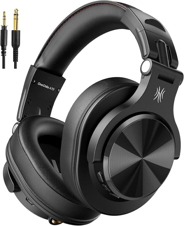 OneOdio A70 Bluetooth Over Ear Headphones, Wireless Headphones with 72H Playtime,