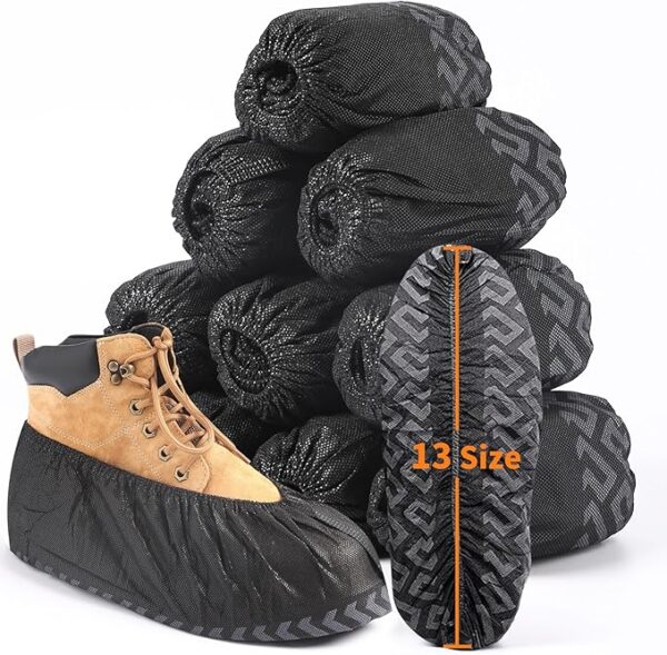 X-Large Shoe Covers Disposable Non-Slip, Premium Cloth Boot Covers, Slip-resistant,