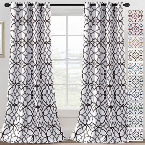 H.VERSAILTEX Blackout Curtains 96 inch Length 2 Panels Set Thermal Curtains