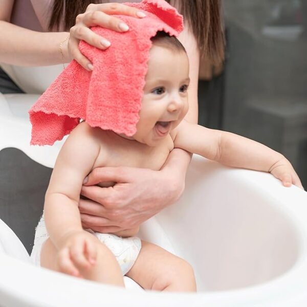 Baby Washcloths, 10"x10", 12 Pack, Colorful Wash Clothes for Baby, Washcloths Baby,