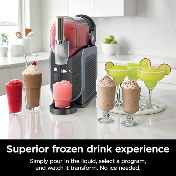 RapidChill Technology, 88 oz. Frozen Drink & Slushie Machine, 5 Preset Programs, Margaritas,