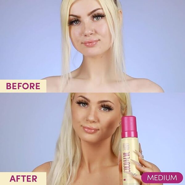 Self Tanner Mousse Kit - (Medium) All Natural Sunless Instant Self Tanning Lotion with Bronzer