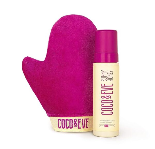 Self Tanner Mousse Kit - (Medium) All Natural Sunless Instant Self Tanning Lotion with Bronzer - Image 2