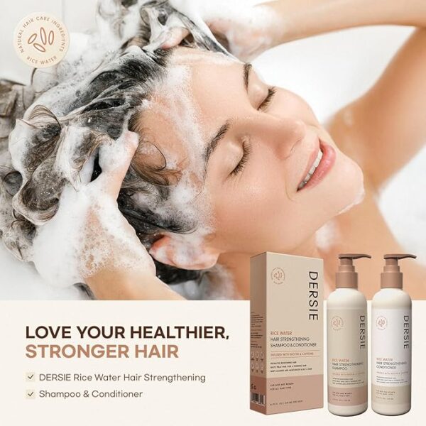 Hair Growth Shampoo & Conditioner: Biotin & Caffeine Infused for Thinning Hair - Women & Men