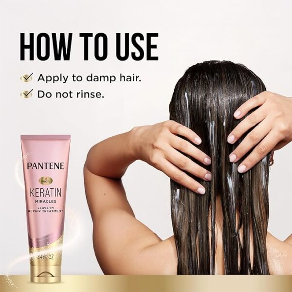 Leave-In Conditioner with Argan Oil, Protein Treatment for Dry, Damaged & Color-Treated Hair, - Image 2